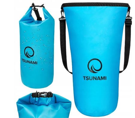 Wasserdichte Kajaktasche 30 L - Blau für Kajak, Outdoor uvm.